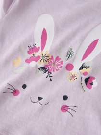 NAME IT T-shirt Vilinse Lavender Fog